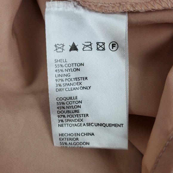 Maeve by Anthropologie Womens Elsa Wine Burgundy Lace Peplum Dress Medium Cotton - Picture 8 of 8